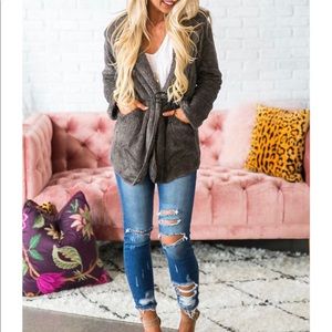 Boutique Fleece Hooded Sweater